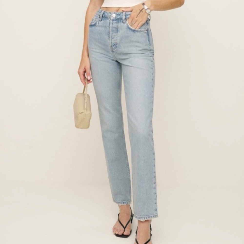 Reformation Cynthia Straight Leg Jeans